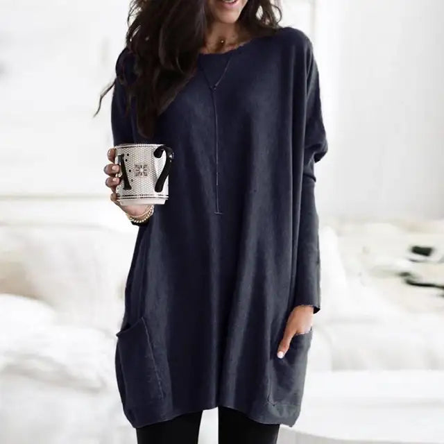 Valenzora | Tunic with long sleeves and pockets