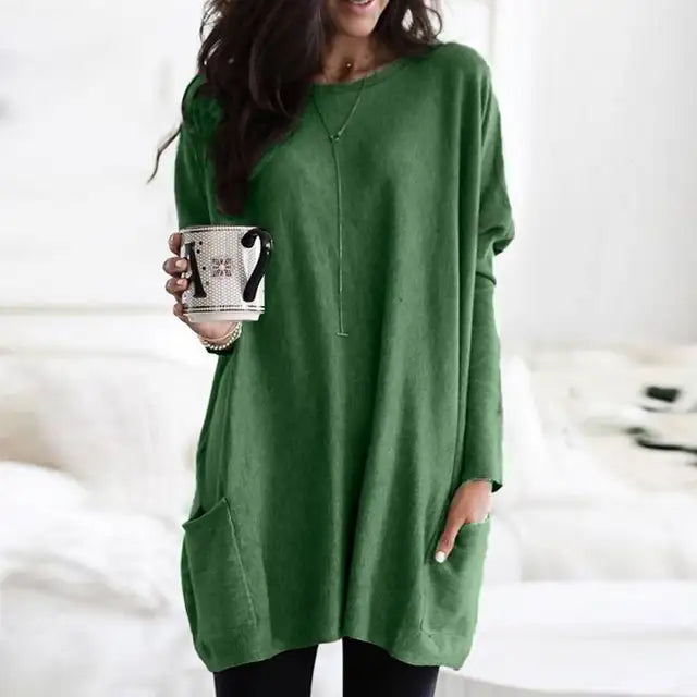 Valenzora | Tunic with long sleeves and pockets