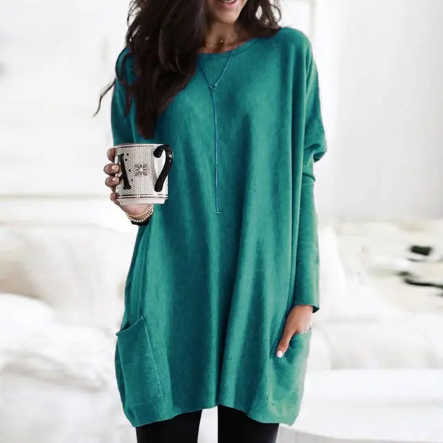 Valenzora | Tunic with long sleeves and pockets