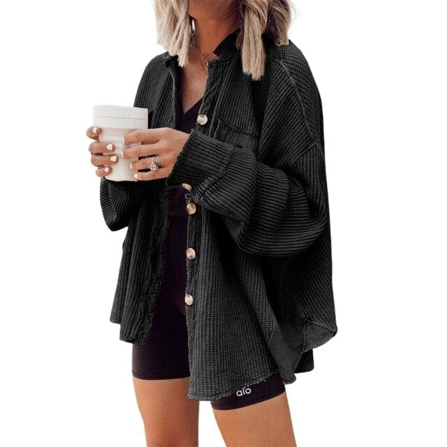 Valenzora | Fashionable corduroy jacket with buttons