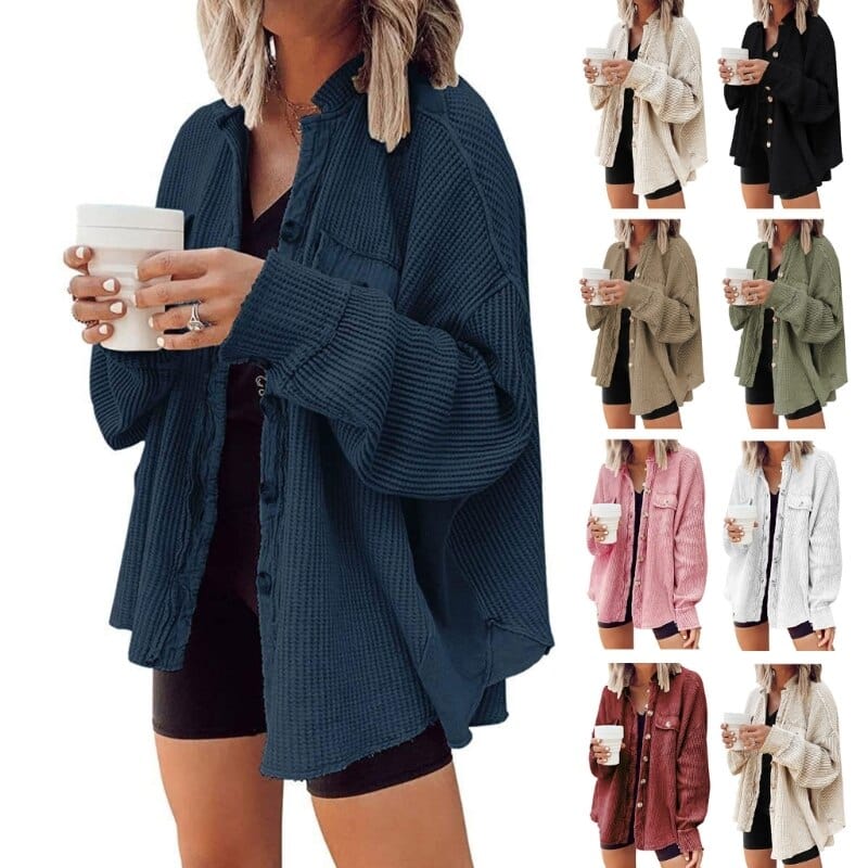 Valenzora | Fashionable corduroy jacket with buttons