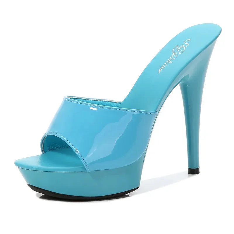 Valenzora | Lackleder High-Heel-Sandalen