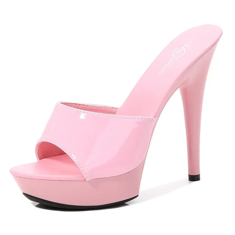 Valenzora | Lackleder High-Heel-Sandalen