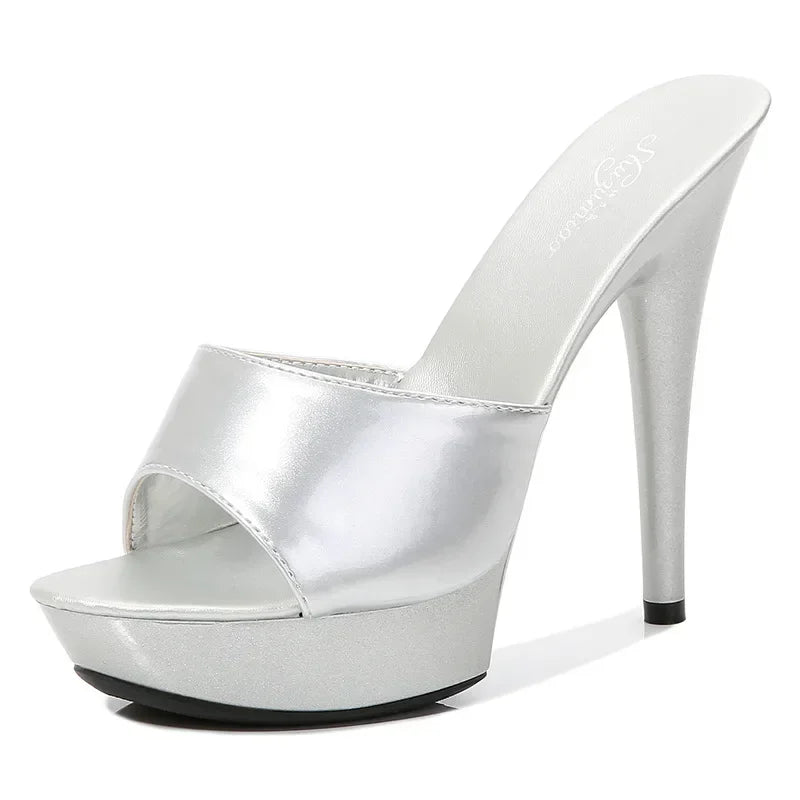 Valenzora | Lackleder High-Heel-Sandalen