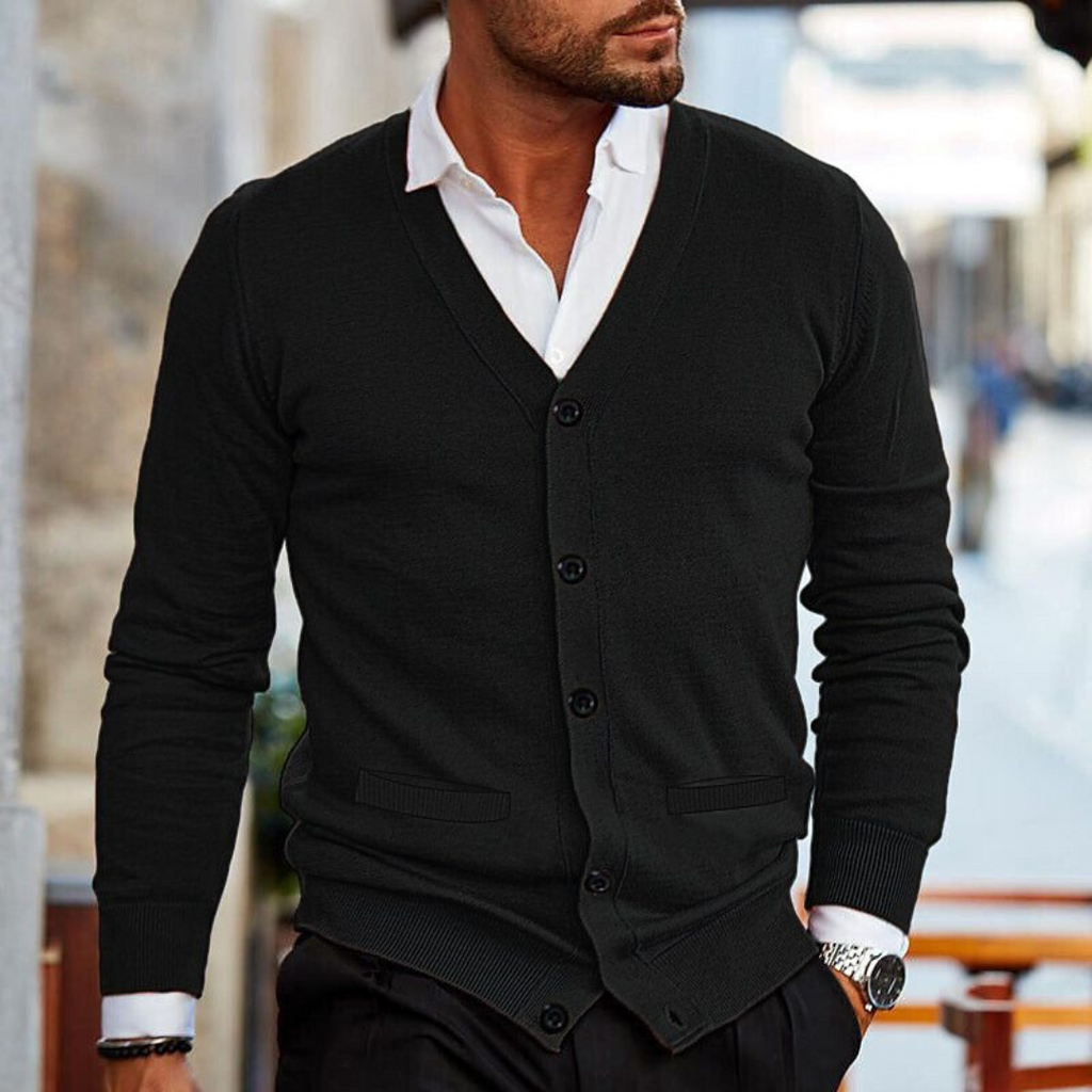 Valenzora | Cardigan aus Baumwolle – Elegant & klassisch