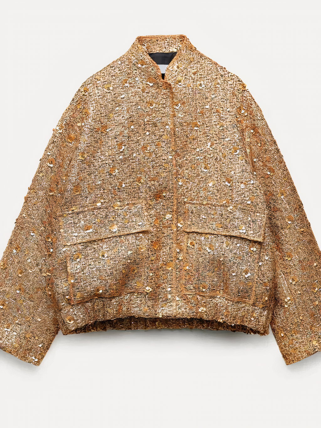 Valenzora | Goldene Paillettenjacke