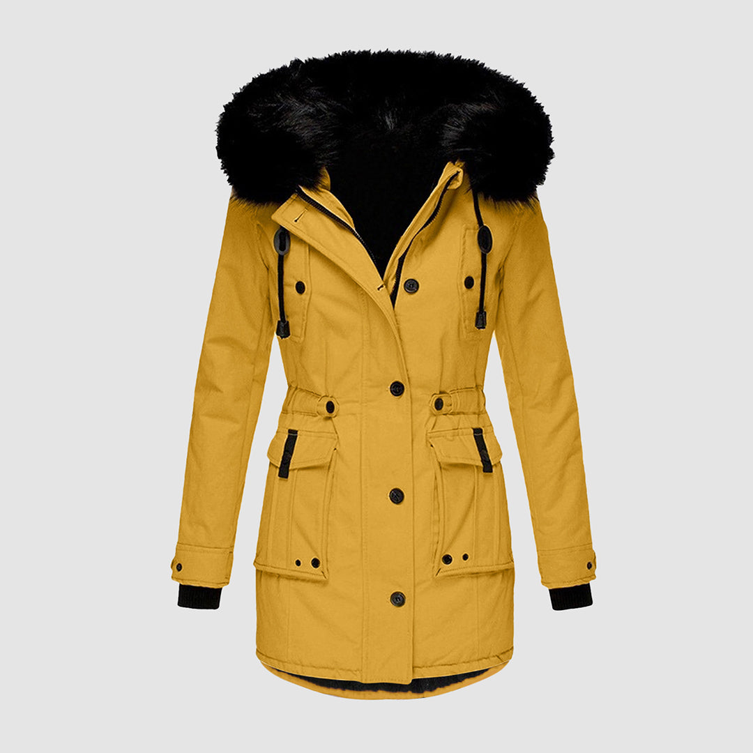 Valenzora - Wasserdichte Winterjacke mit Kapuze für Damen