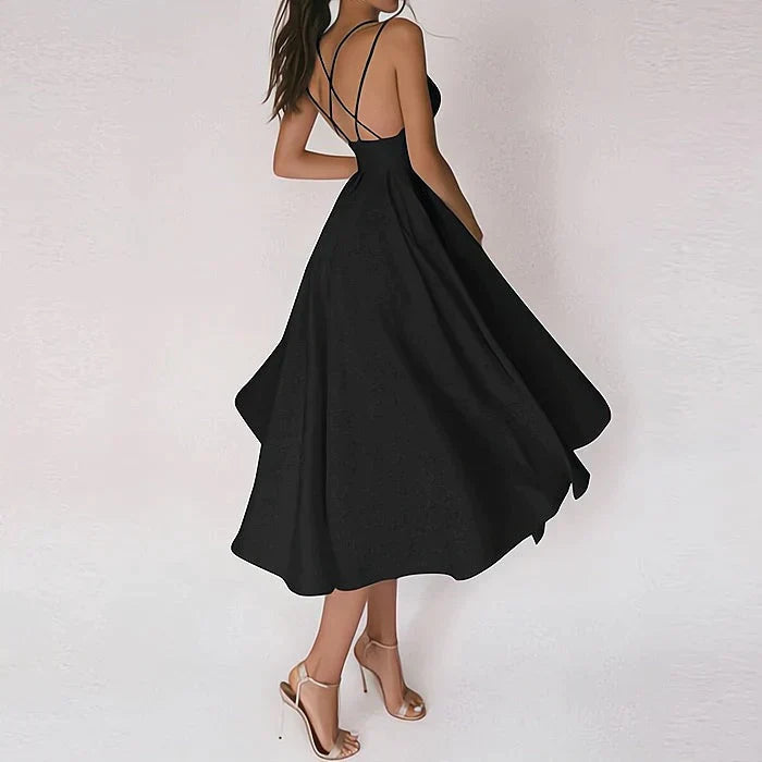 Valenzora - Elegantes Kleid mit V-Ausschnitt