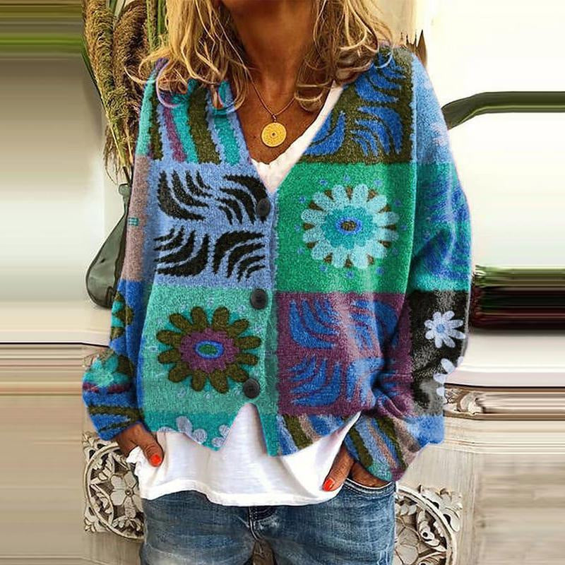 Valenzora - Damenstrickjacken mit einzigartigem Print