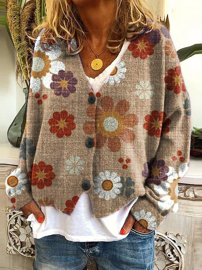 Valenzora - Damenstrickjacken mit einzigartigem Print