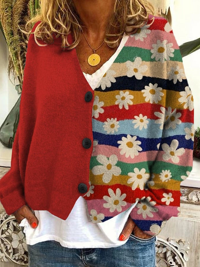 Valenzora - Damenstrickjacken mit einzigartigem Print