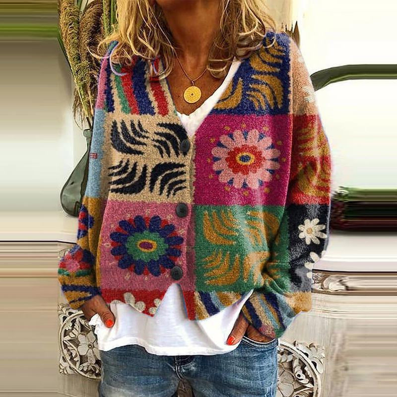 Valenzora - Damenstrickjacken mit einzigartigem Print