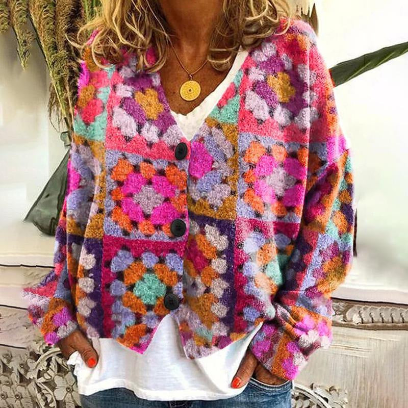 Valenzora - Damenstrickjacken mit einzigartigem Print