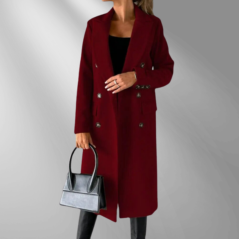 Wool coat | Stylish women's coat for autumn and winter