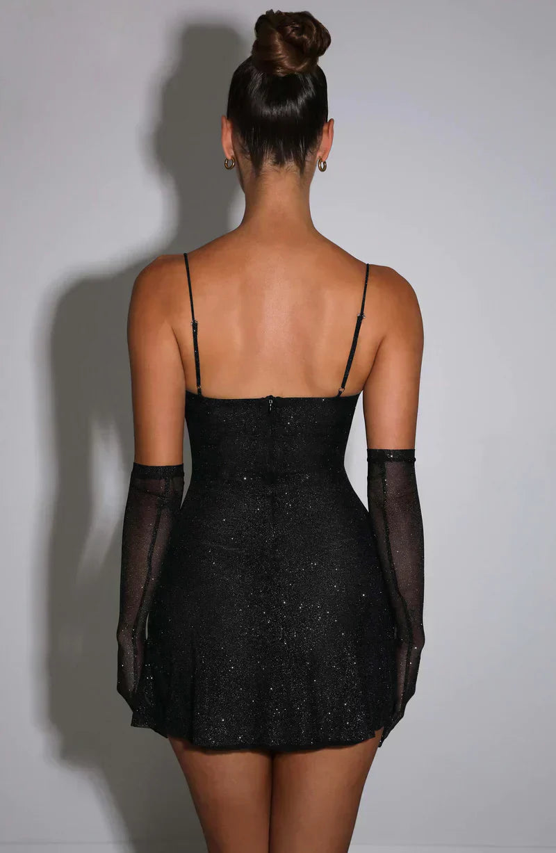 Valenzora | Mini Dress with Gloves for Women