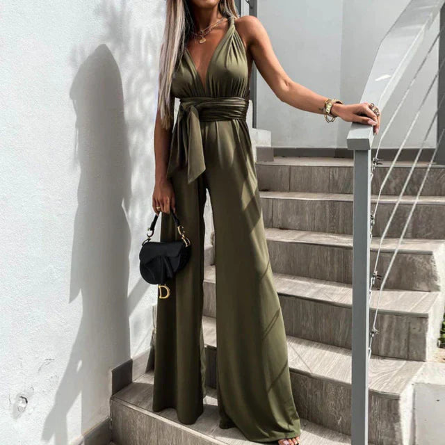 Valenzora | Sexy jumpsuit with belt