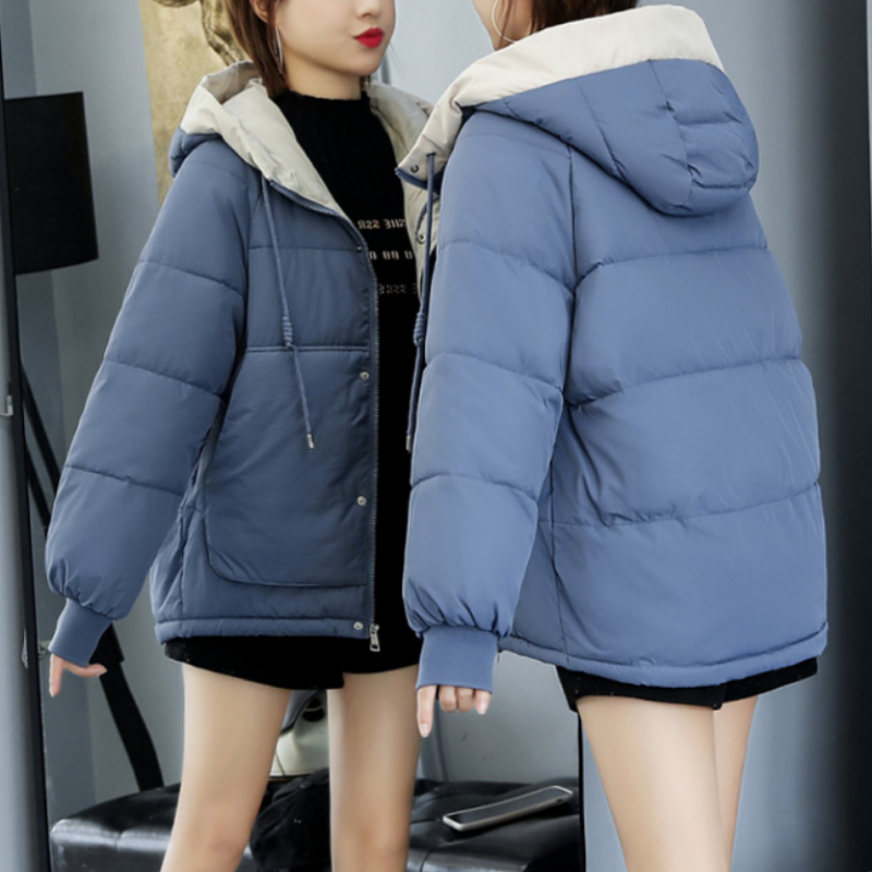 Valenzora | Women's winter jacket with decorative stitching