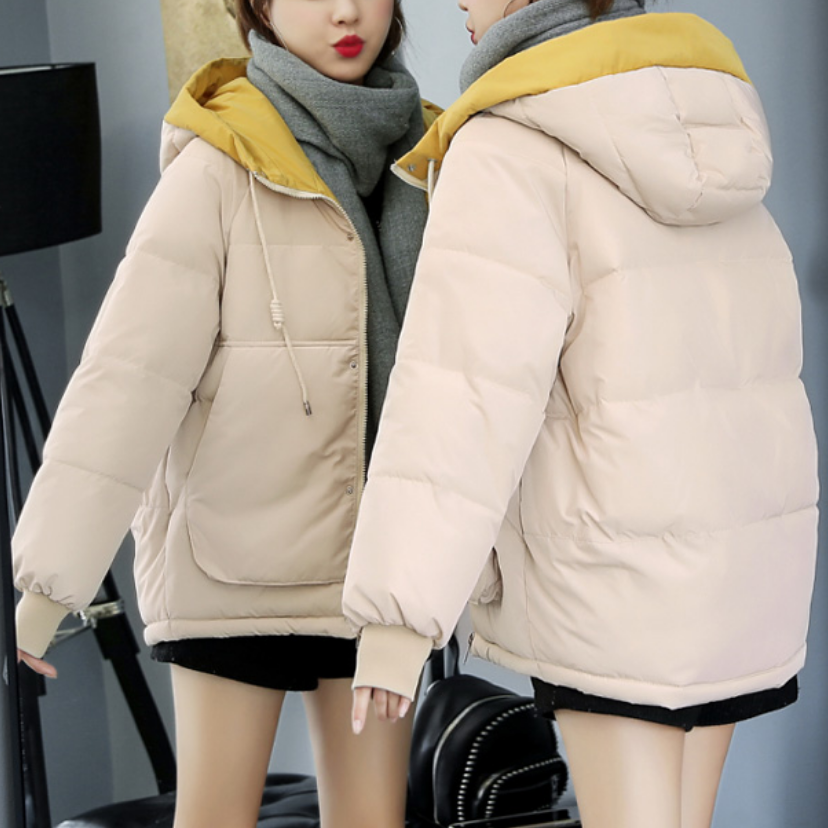 Valenzora | Women's winter jacket with decorative stitching