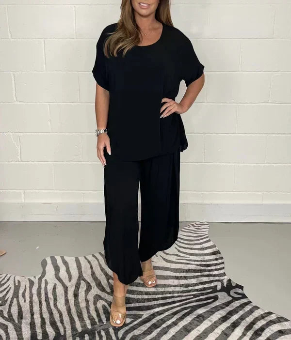 Valenzora | Two-piece suit set with sleeves for women | Stylish and comfortable outfit