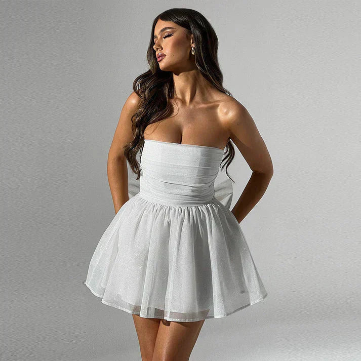 Valenzora | Sexy trägerloses Minikleid