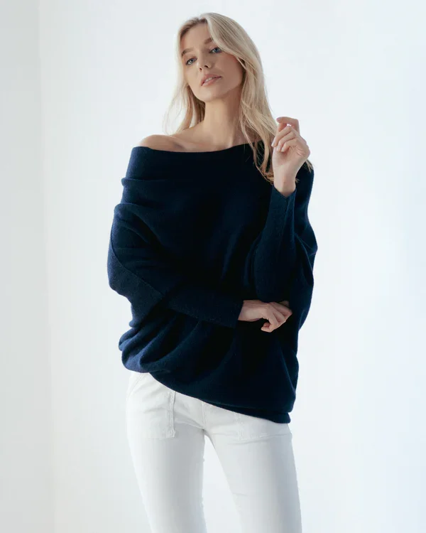Mariemi™ - Asymmetrically Draped Sweater