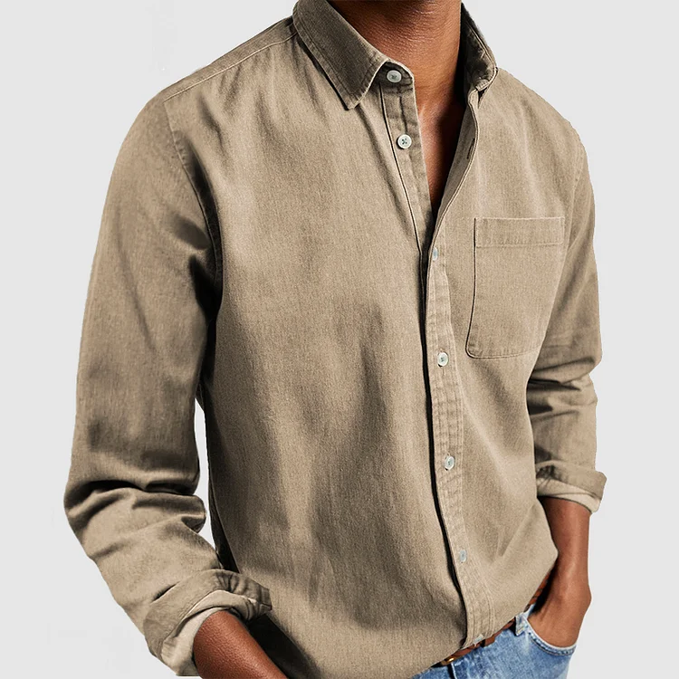 Valenzora | A comfortable long-sleeved shirt with a collar