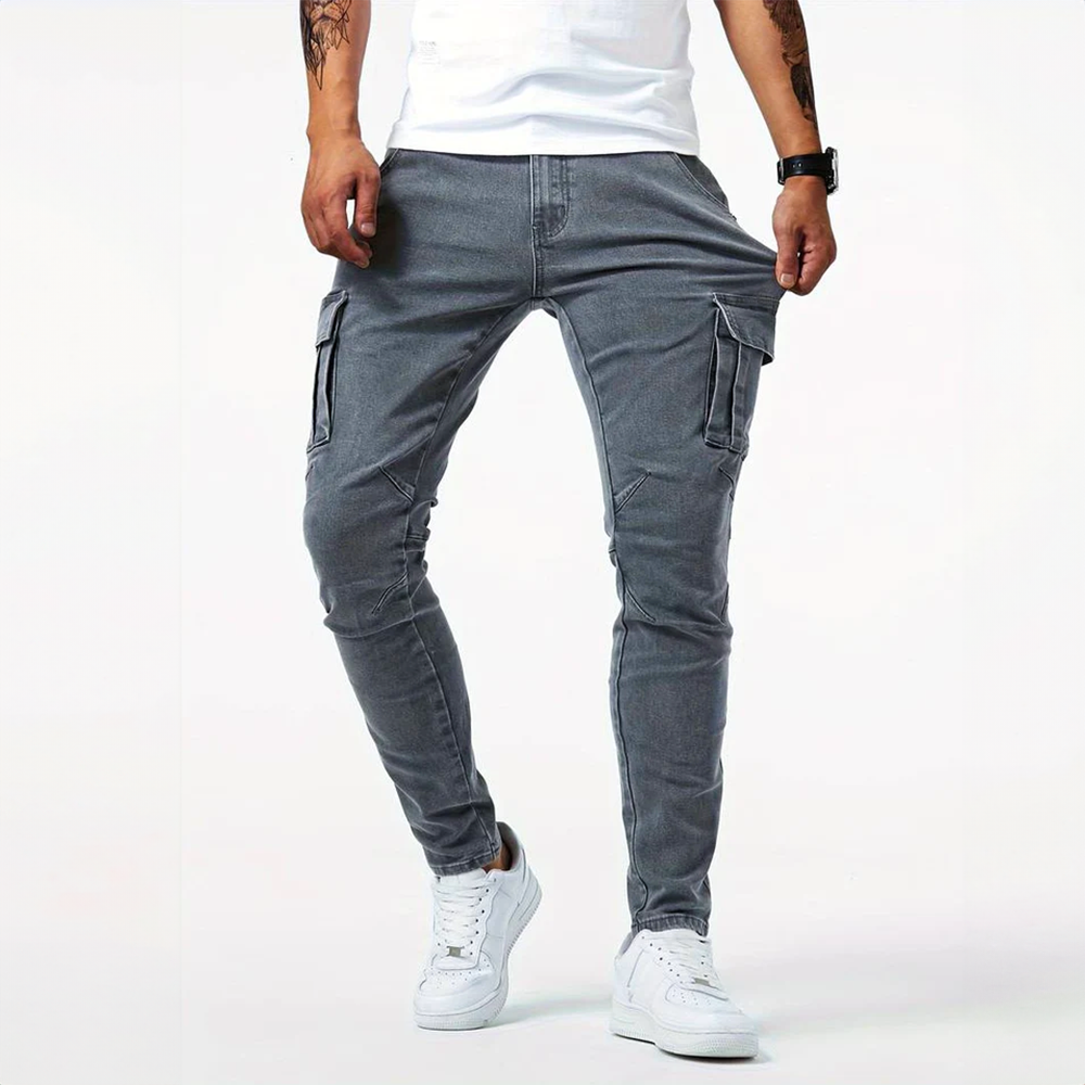 Valenzora | Denim Cargo Jeans