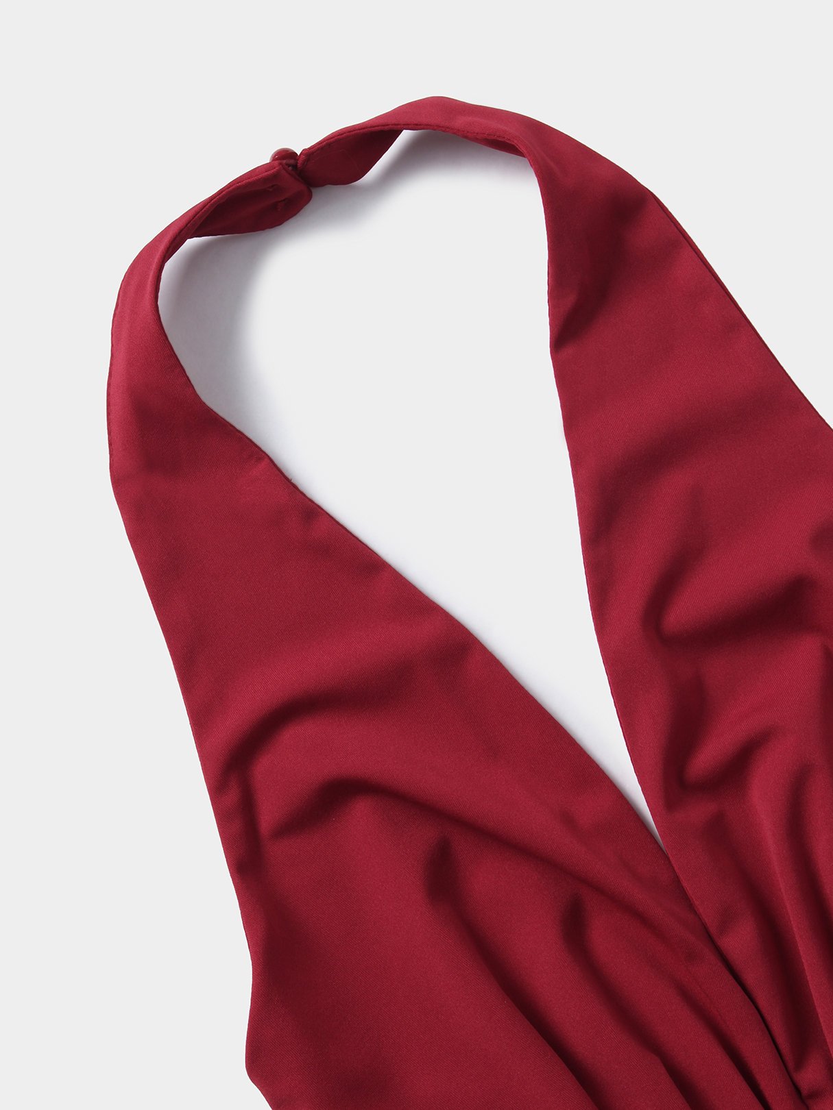 Valenzora | Deep V-neck Sleeveless Wide Leg Jumpsuit