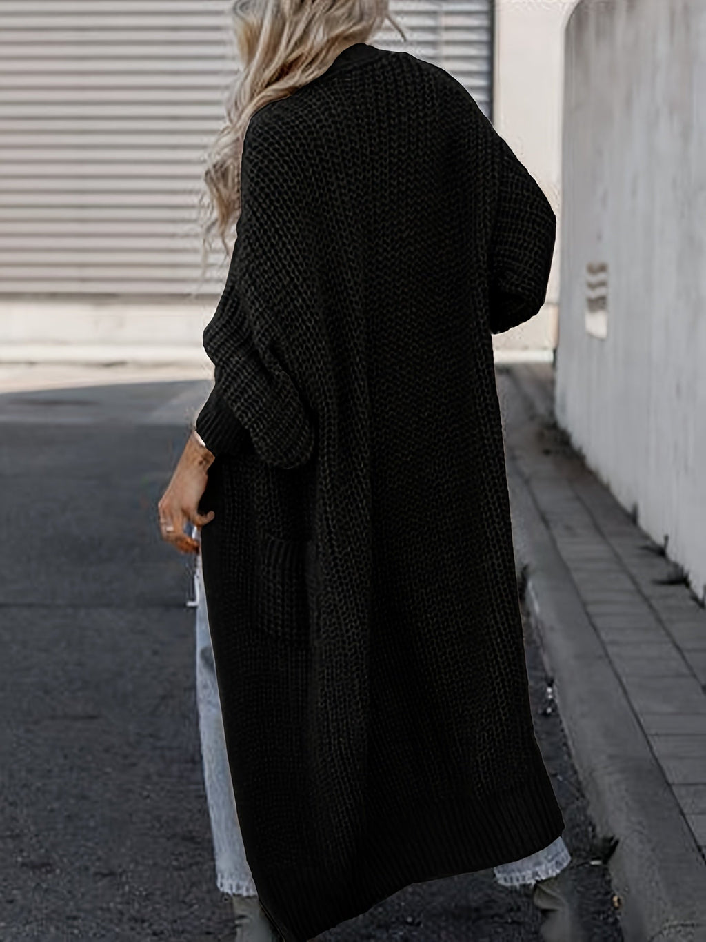 Valenzora Strickjacke aus Wolle mit Taschen für Damen | Perfekt für den Alltag
