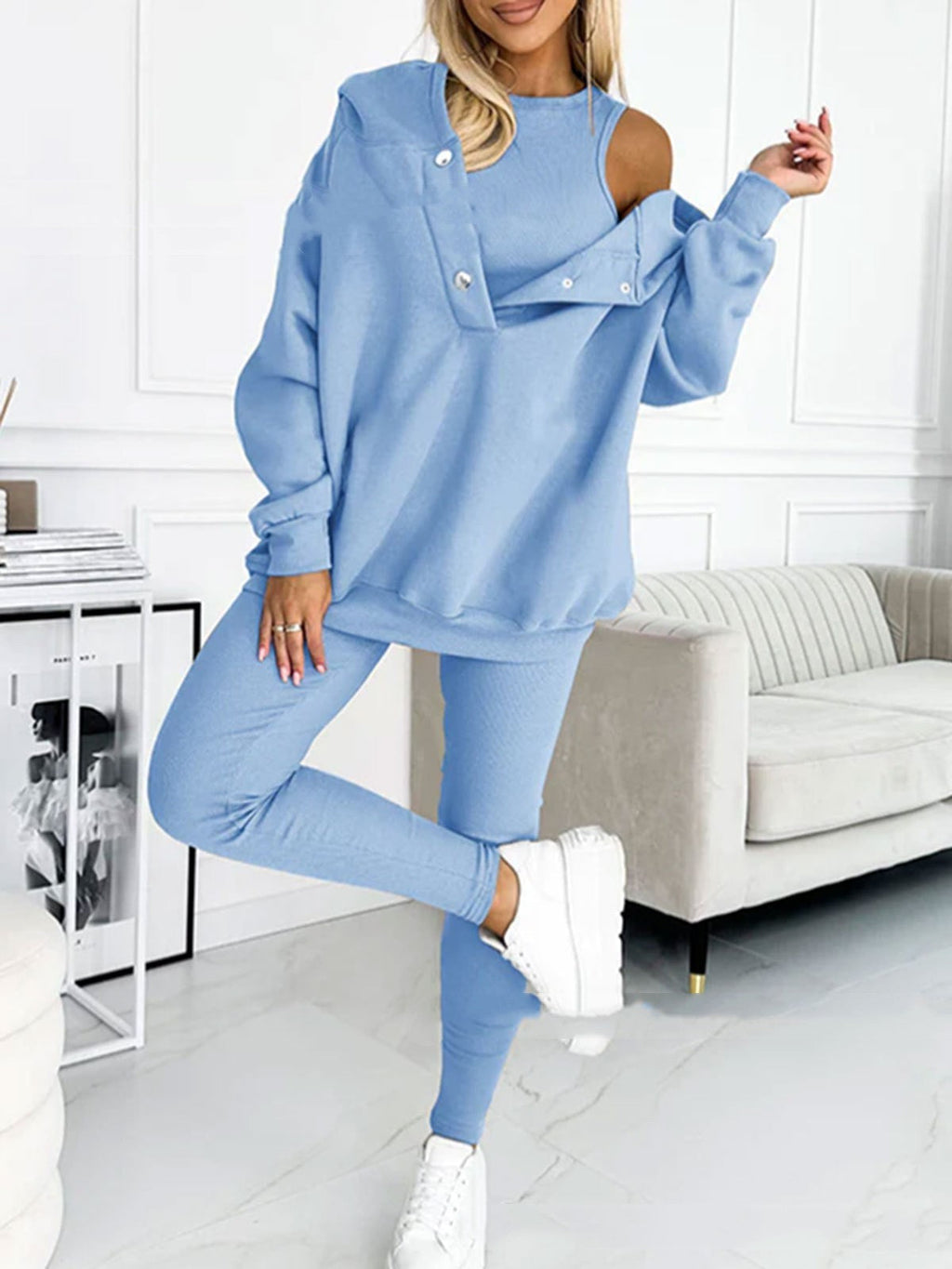 Valenzora | 3-teiliges Damen-Sportset für Herbst und Winter
