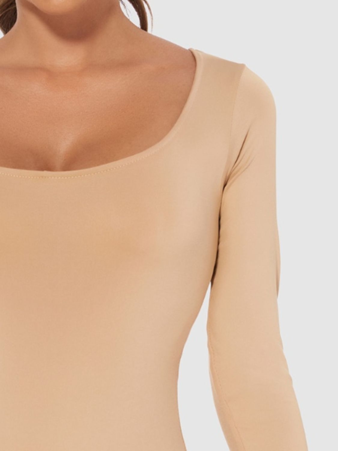 Valenzora | Full Size Crew Long Sleeve Bodysuit