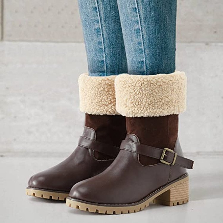 Valenzora | Stylish autumn ankle boots with buckle for women
