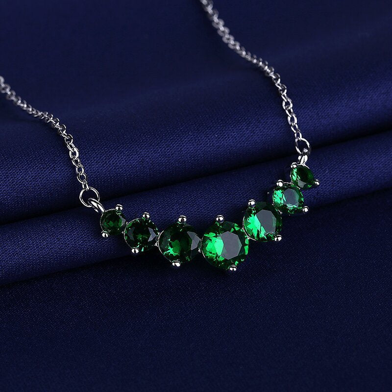 Valenzora | Moissanit-Halskette aus 925er Sterlingsilber