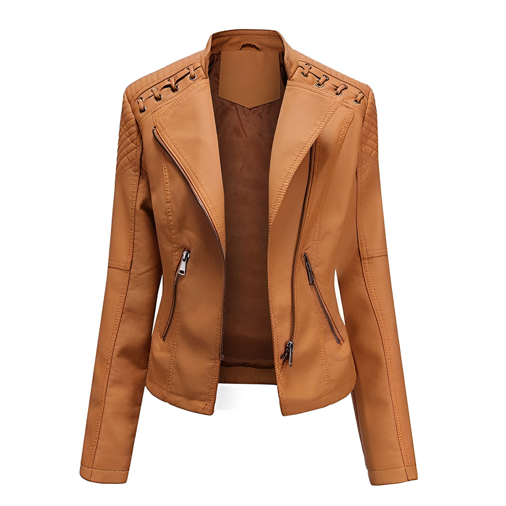 Valenzora Allrounder: Die ElegantAura Lederjacke