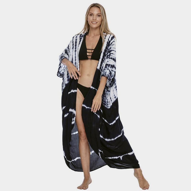Valenzora | Glamouröses Strandkleid mit Sonnenschutz als Überwurf