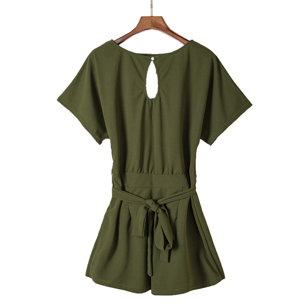 Valenzora overall with round neckline for women