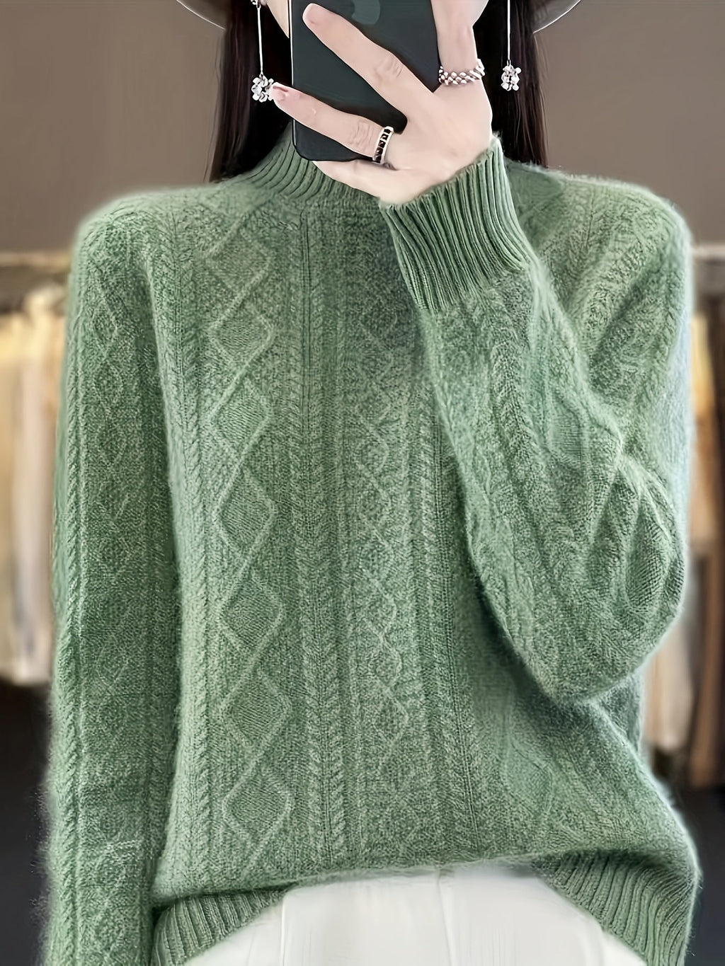 Valenzora | Bequemer Pullover aus Strickwolle