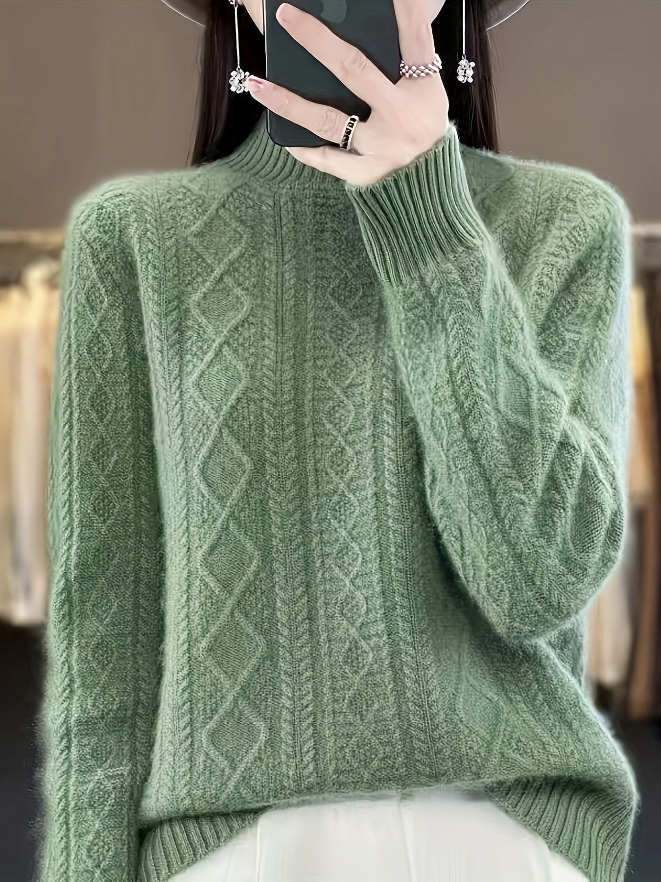 Valenzora | Bequemer Pullover aus Strickwolle