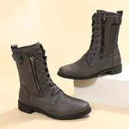 Valenzora - Ankle boot with zipper and lace