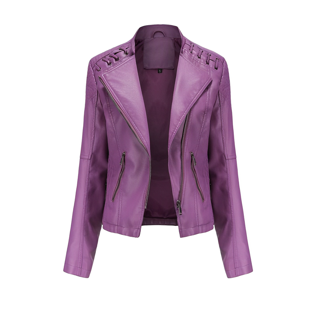 Valenzora Allrounder: Die ElegantAura Lederjacke