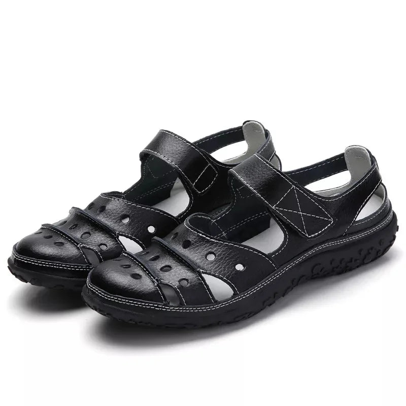 Valenzora | Orthopedic spring sandals with Velcro closure