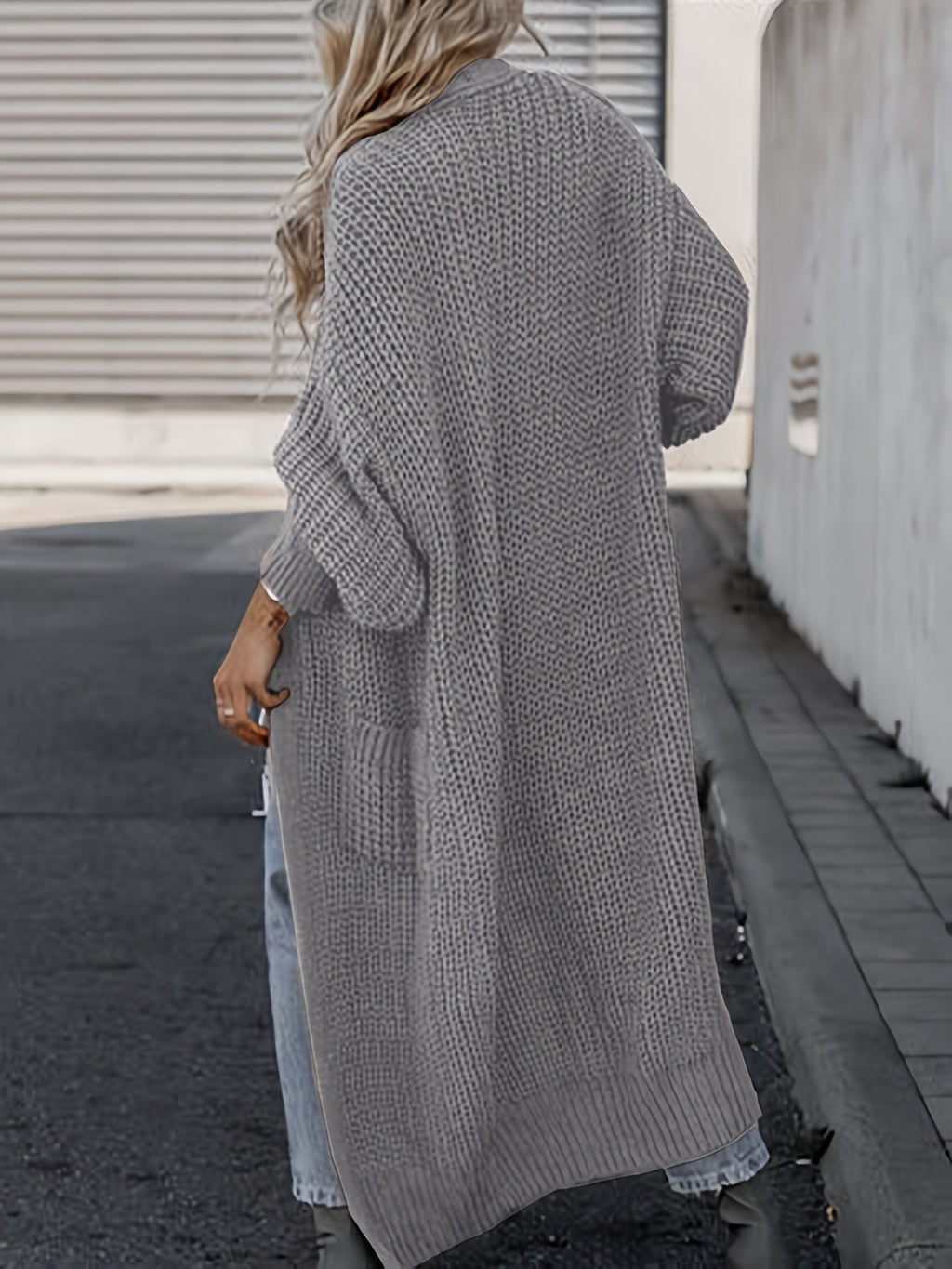 Valenzora Strickjacke aus Wolle mit Taschen für Damen | Perfekt für den Alltag