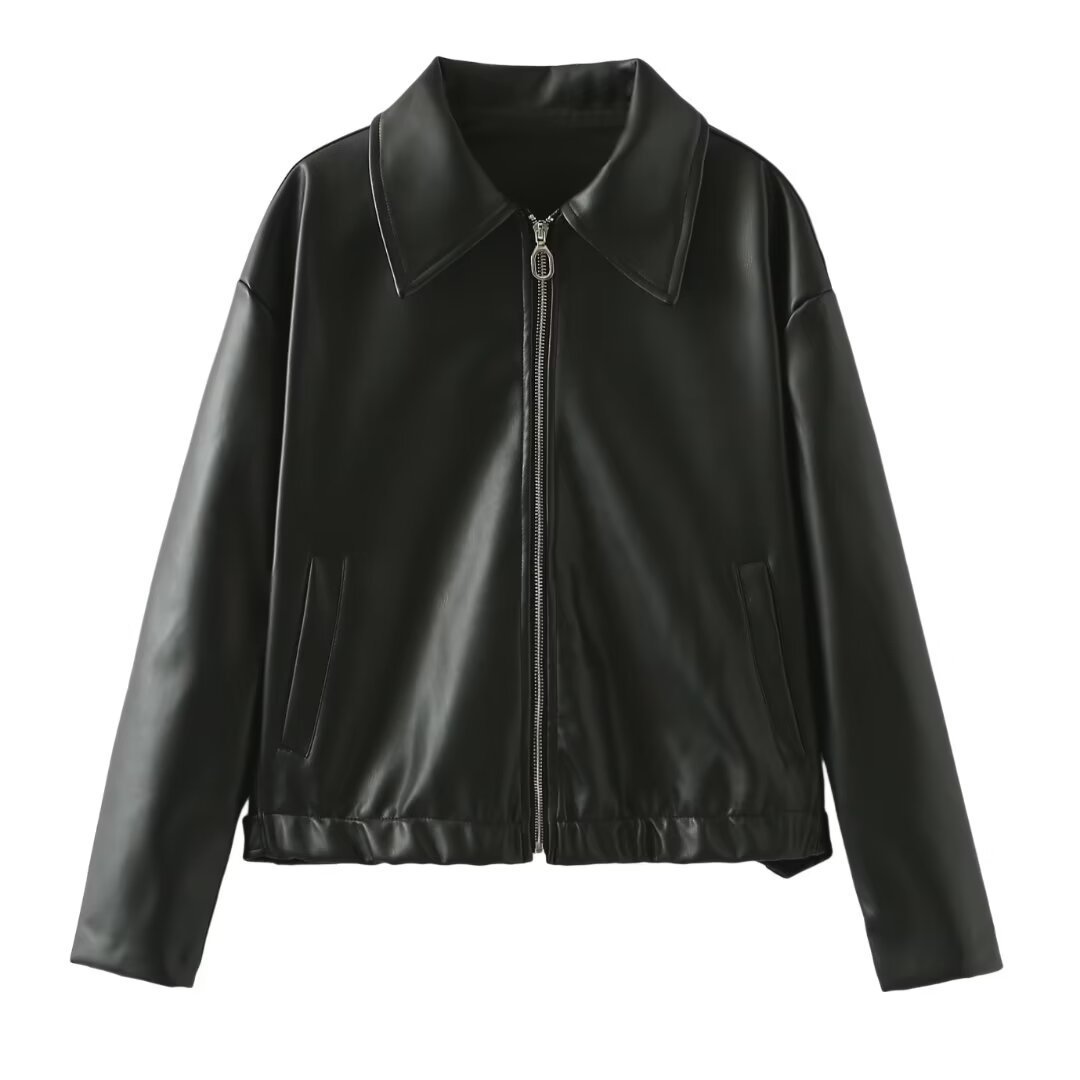 Valenzora | Elegant leather jacket