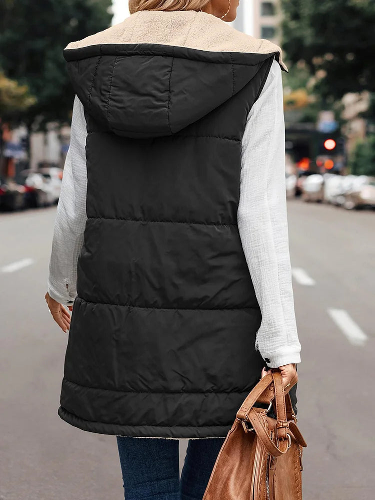 Valenzora | Jamia Reversible Hooded Vest