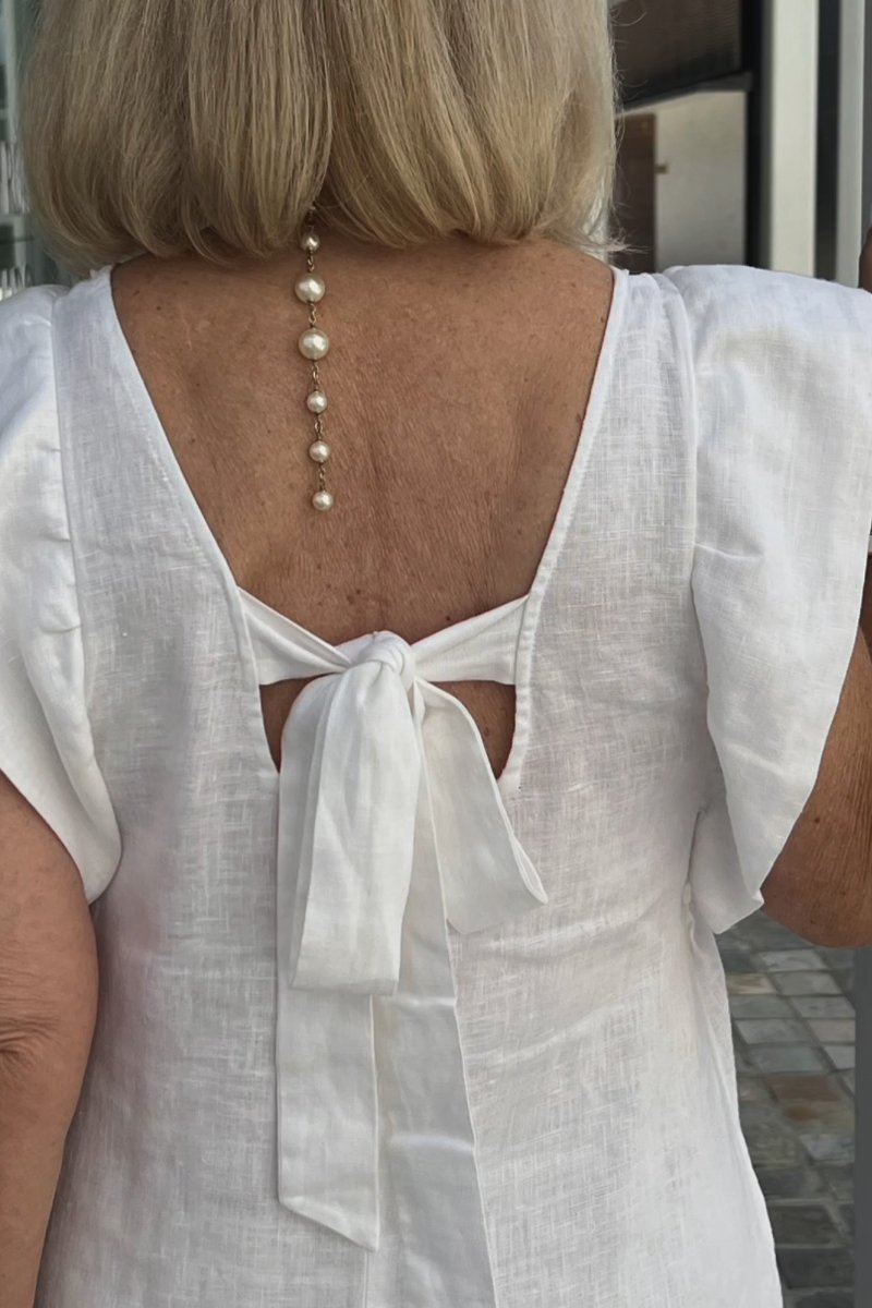 Valenzora | Casual dress made of cotton and linen