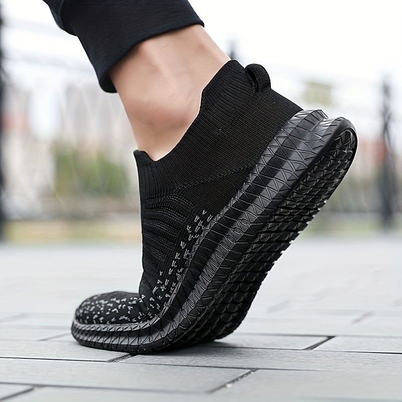 Valenzora | Breathable slip-on sneakers with knit upper