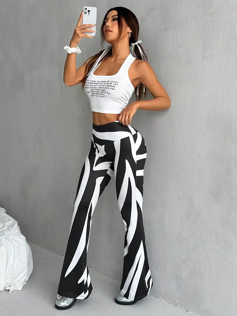 Valenzora | High-waisted stretch trousers for women