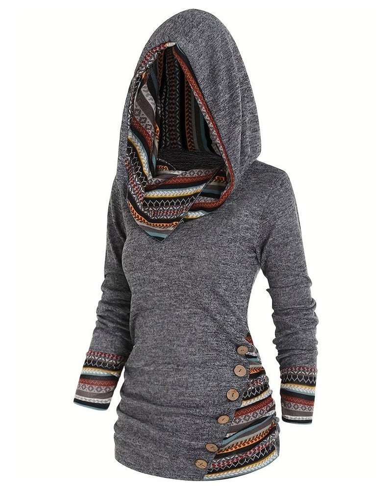 Valenzora | Casual hoodies in contrasting colors
