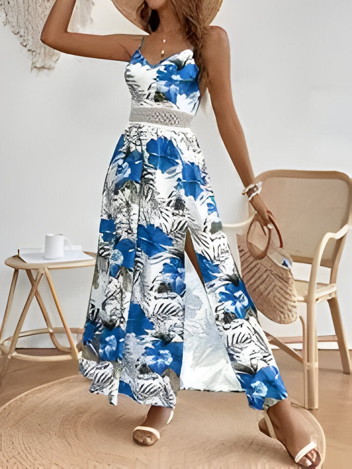 Valenzora | Elegantes ärmelloses Kleid mit Schlitz für Damen
