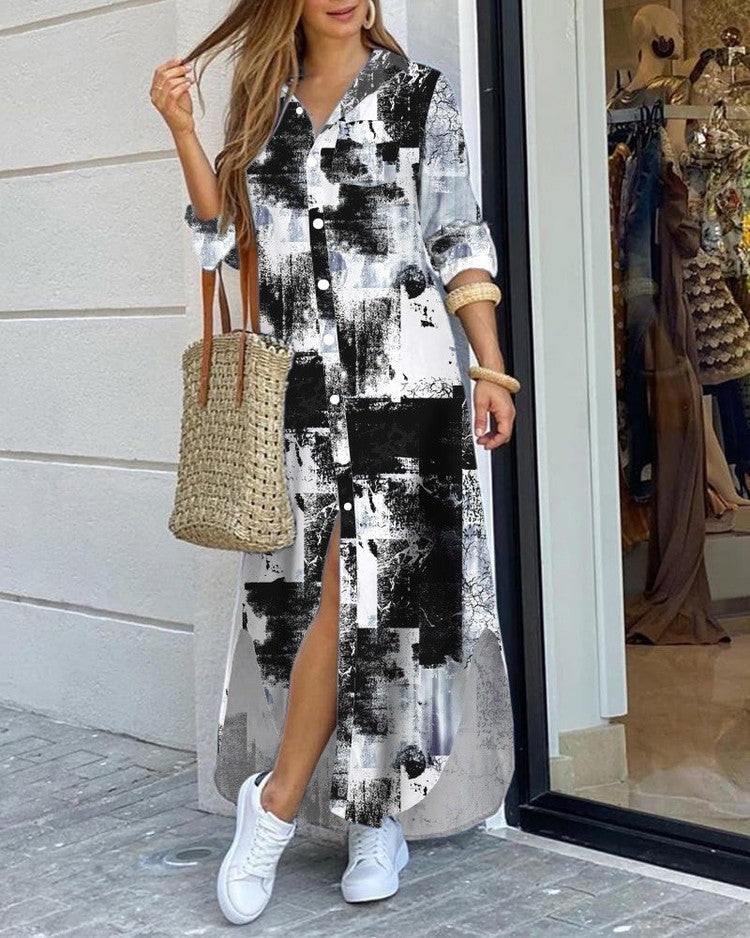 Valenzora | Spring and summer fashion sexy blouse long skirt dress